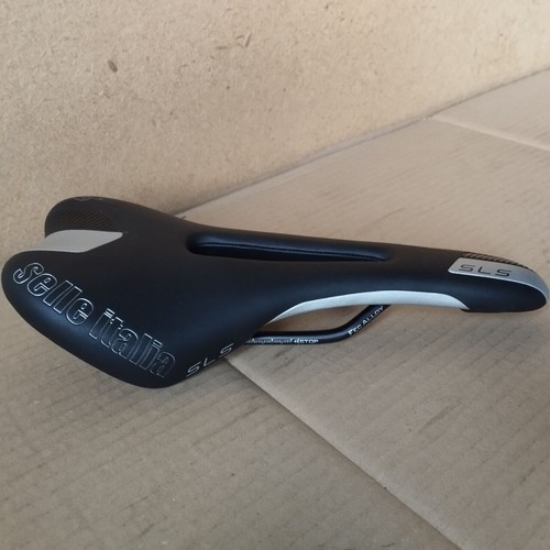 Sella bicicletta ITALIA SLS antiprostata mtb sellino bici da corsa antiscivolo - Foto 7 di 12