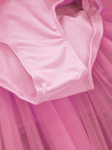 UK Girls Ballet Dress Gymnastic Leotard Skating Tutu Ballerina Dresses Dancewear - Picture 25 of 113