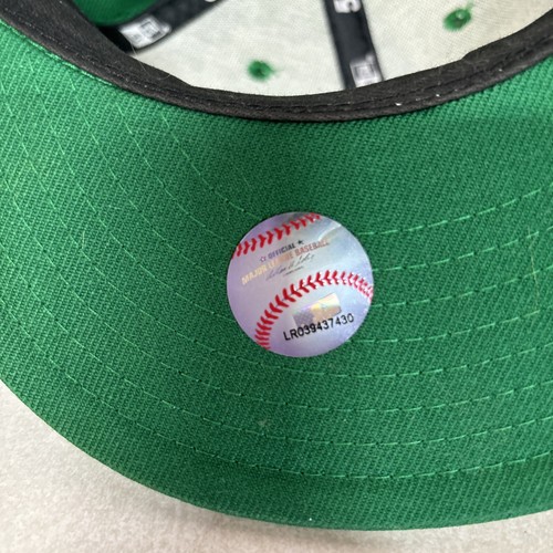 Gorra New Era Detroit Tigers verde/blanco ajustada auténtica talla 7 3/8 - Imagen 11 de 11