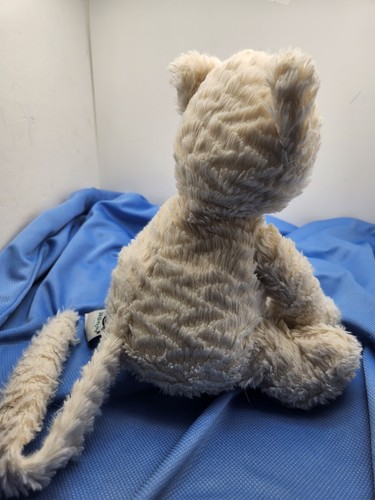 Jellycat " Landon" White Cat Plush Stuffed Animal Toy, 9" - Imagen 2 de 4