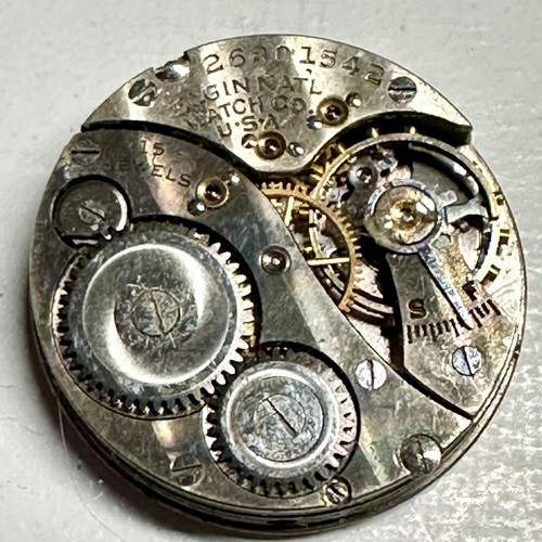 Elgin 26801542 Mechanische 15J Armbanduhr Uhrwerk NUR FÜR TEILE 20-272 - Bild 2 von 3