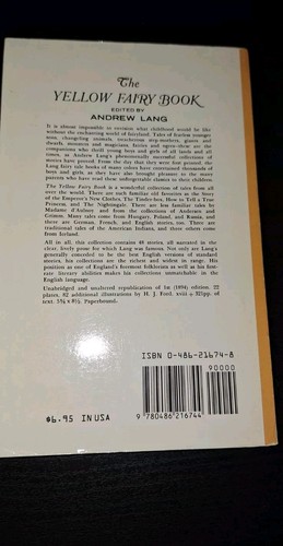 The Yellow Fairy Book By Andrew LANG- Paperback- Vintage- Complete- Unabridged - Imagen 4 de 20