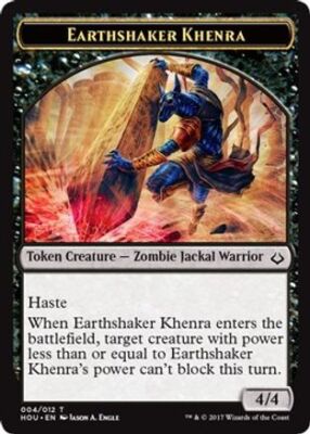 Earthshaker Khenra 1x FOIL HOU MTG Hour of Devastation Rare MINT red Earthshaker Khenra 1x FOIL HOU MTG Hour of Devastation Rare MINT red