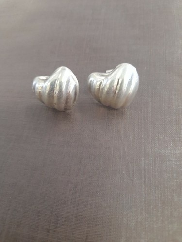 Chunky Sterling Silver Hearts - Picture 2 of 7
