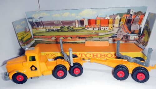 Matchbox K-10 King Größe Pipe Lastwagen Neu Modell 1971 Made IN England Cami � N - Bild 4 von 11