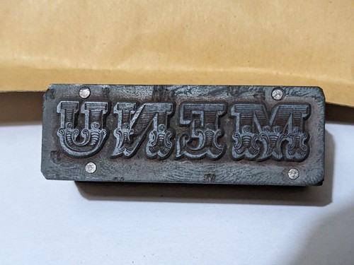 Letterpress Metal Printing Stamp - Cellar & Menu Printing Blocks - Picture 3 of 5