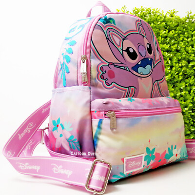 birthday gifts for her mini backpack Disney Angel Lilo & Stitch Mini Backpack lady Purse 13