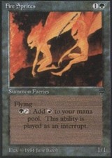MTG - Fire Sprites - Legends - NM, English Magic FLAT RATE SHIP
