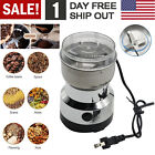 Electric Mini Coffee Bean Grinder Nut Herb Grind Spice Mill Blender Machine New