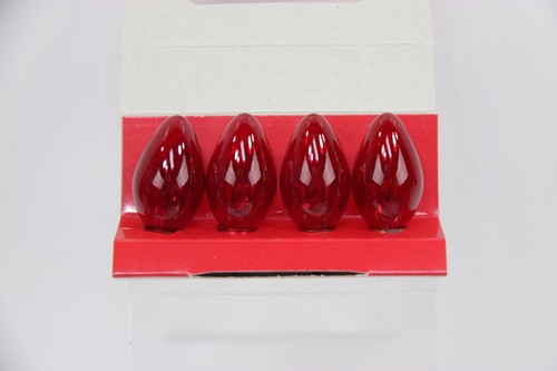 CHRISTMAS REPLACEMENT BULBS C7 CLEAR RED BLUE GREEN MULTI Ceramic White 120V 5W - Picture 5 of 18