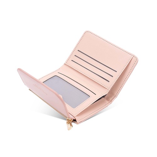 RFID Blocking Women Wallet Leather Credit Card Holder Mini Bifold Purse - Picture 14 of 41
