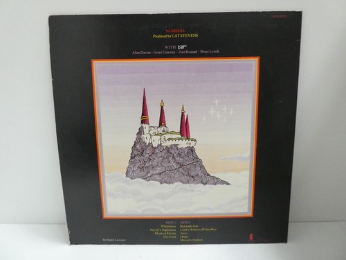 CAT STEVENS NUMBERS ISLAND RECORDS 1975 LP VINYL RECORD - Picture 2 of 5
