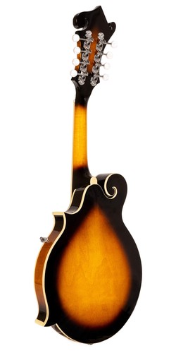 GOLD TONE BEGINNER F-STYLE MANDOLIN w/ HARD CASE ~ ANTIQUE SUNBURST FINISH GM-35 - Picture 9 of 10