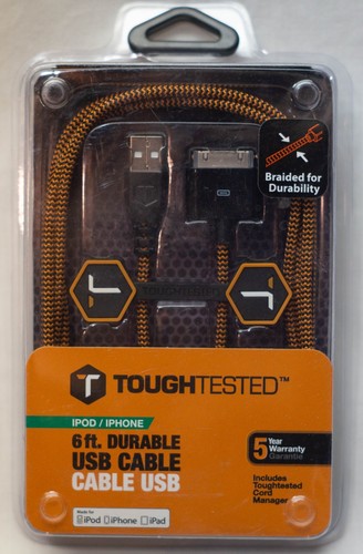 3 X Tough Tested 6ft USB Cable for Ipod/IPad/IPhone Older models - 30 pin - 第 2/5 張圖片