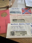 1970’s Civil War Map/ Confederate/Northern Money Souvenir