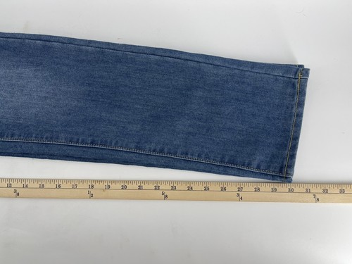 Lucky Brand Billy Straight Leg Jeans Girls Size 18 Blue Distressed Denim 30X30 - Picture 11 of 12