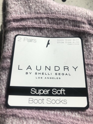 Wäsche Stiefelsocken 2 Paar Einheitsgröße KOSTENLOSER VERSAND - Bild 3 von 9