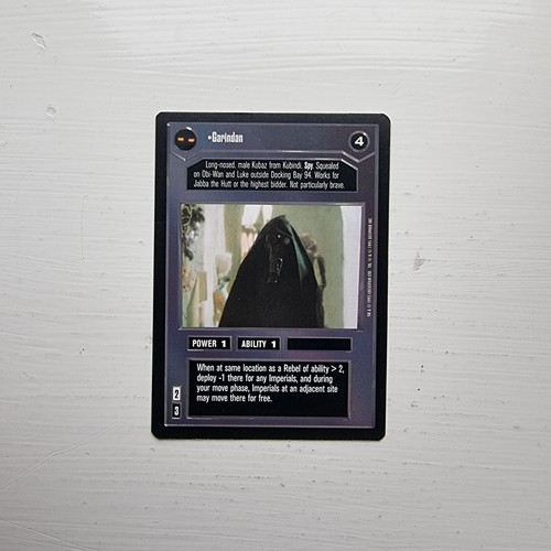 Star Wars CCG Decipher Premiere Edition Dark Side Trading Cad Singles - Picture 68 of 186