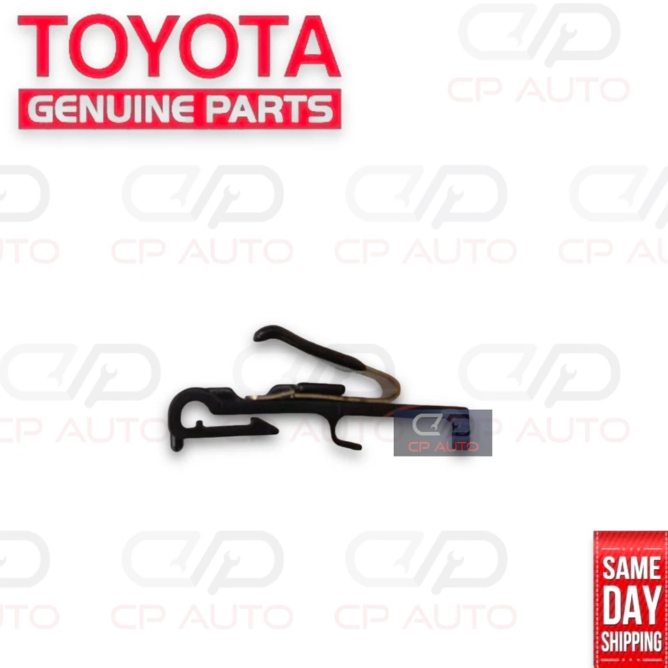 85 - 88 TOYOTA CRESSIDA FUEL GAS DOOR COVER RELEASE SPRING HOLDER CLIP OEM NEW - Image 4 of 4