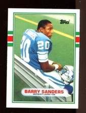 1989 Topps Traded Barry Sanders #83T Rookie RC