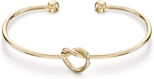 PAVOI 14K Gold Plated Forever Love Knot Infinity Bangle Bracelets for Women | Ad - Picture 9 of 15