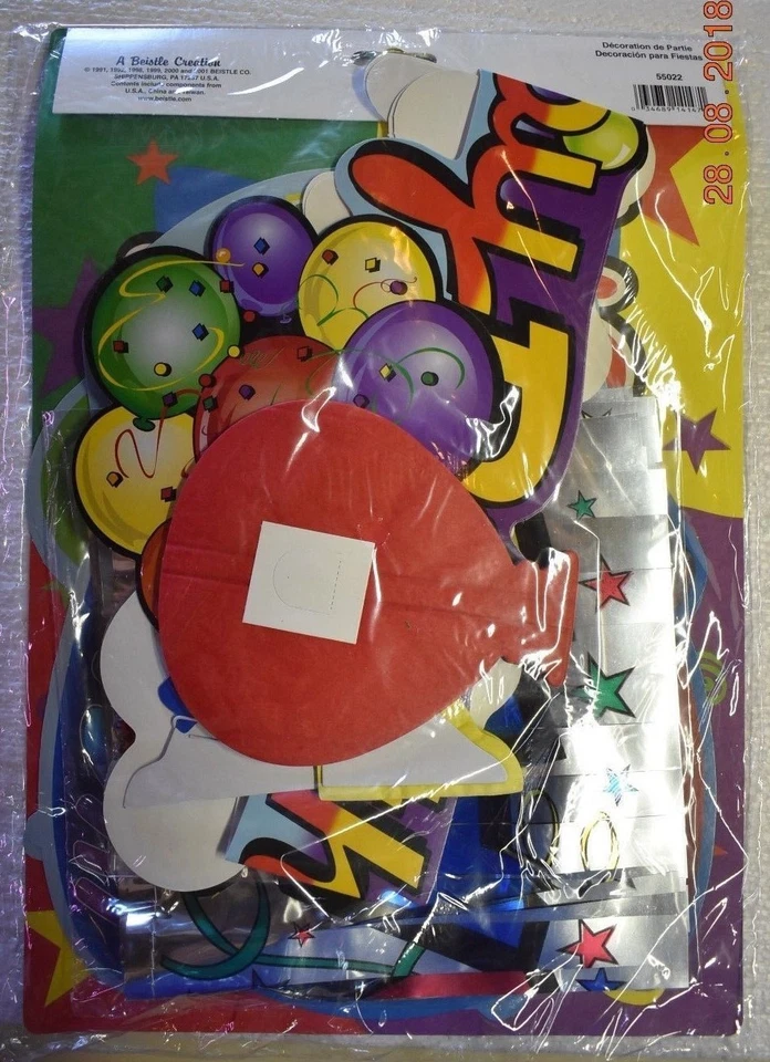 Kit de fiesta de feliz cumpleaños de 11 piezas Foto 2 de 2