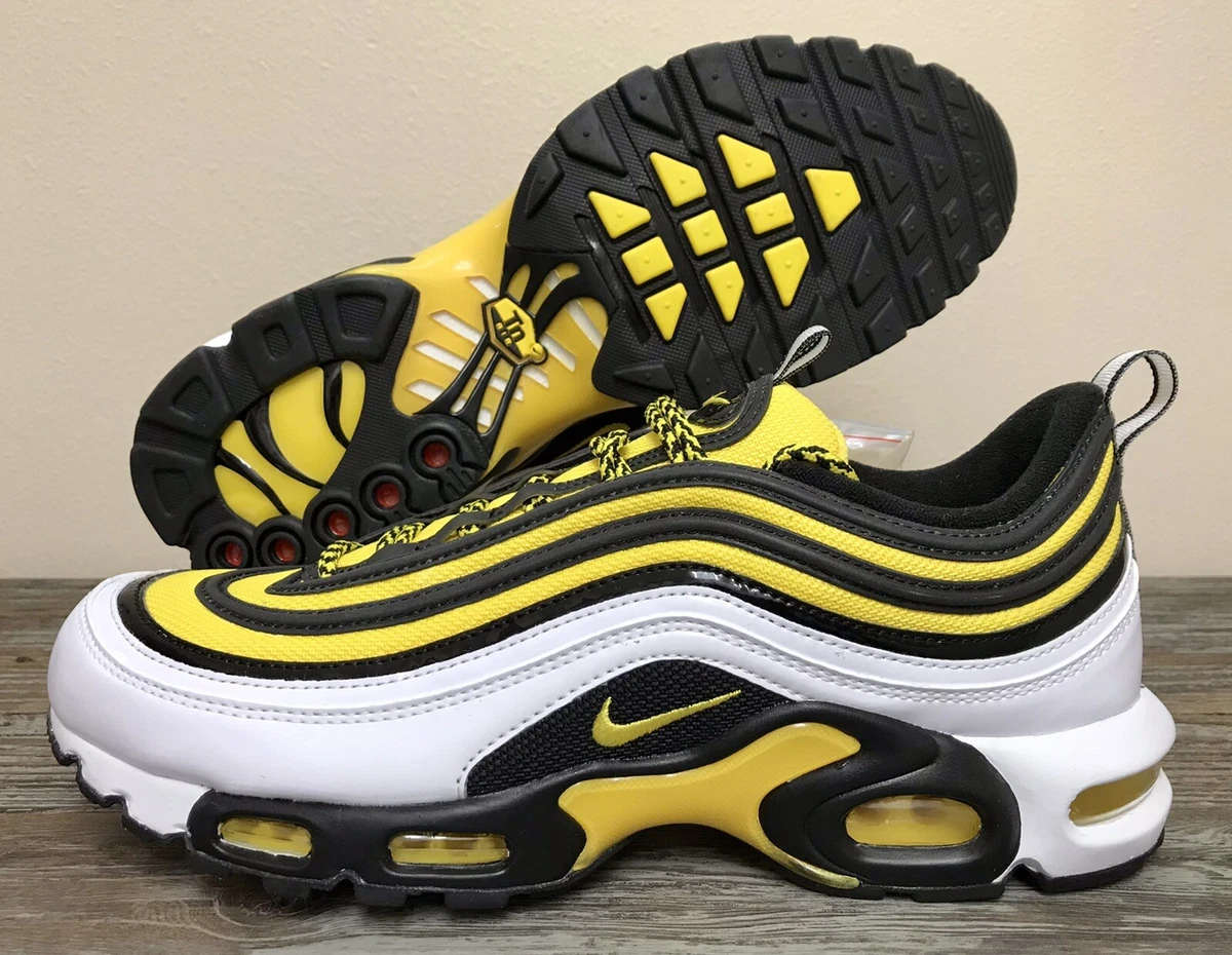 Air Max Plus 97 &#039;Frequency Pack&#039; White/Yellow AV7936 100 Men&#039;s Size | eBay