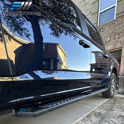 Fit 2015-2023 Ford F150 Super Crew Cab 6" Running Board Side Step Nerf Bar Black - Picture 13 of 13