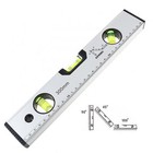 300mm 12-Inch Magnetic Level and Ruler, 180/90/45 Degree Bubbles, Metric Scale