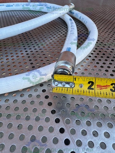 Manguera de silicona Rubber Fab 08RFSV-0500 144" con accesorio sanitario de 1/2" - Imagen 3 de 9