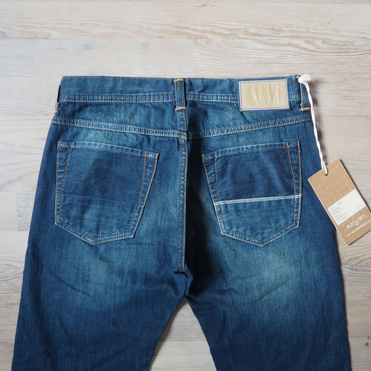 Care Label Slack 352 selvage jeans 12 oz denim selvedge Care Label Slack 352 selvage jeans 12 oz denim selvedge