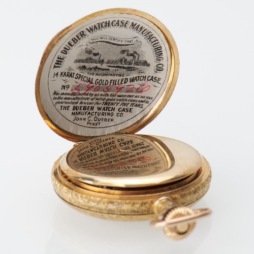 Antique 1904 Hampden Model 3 Molly Stark 7j 3/0s Pocket Watch Original Paper - Picture 2 of 13
