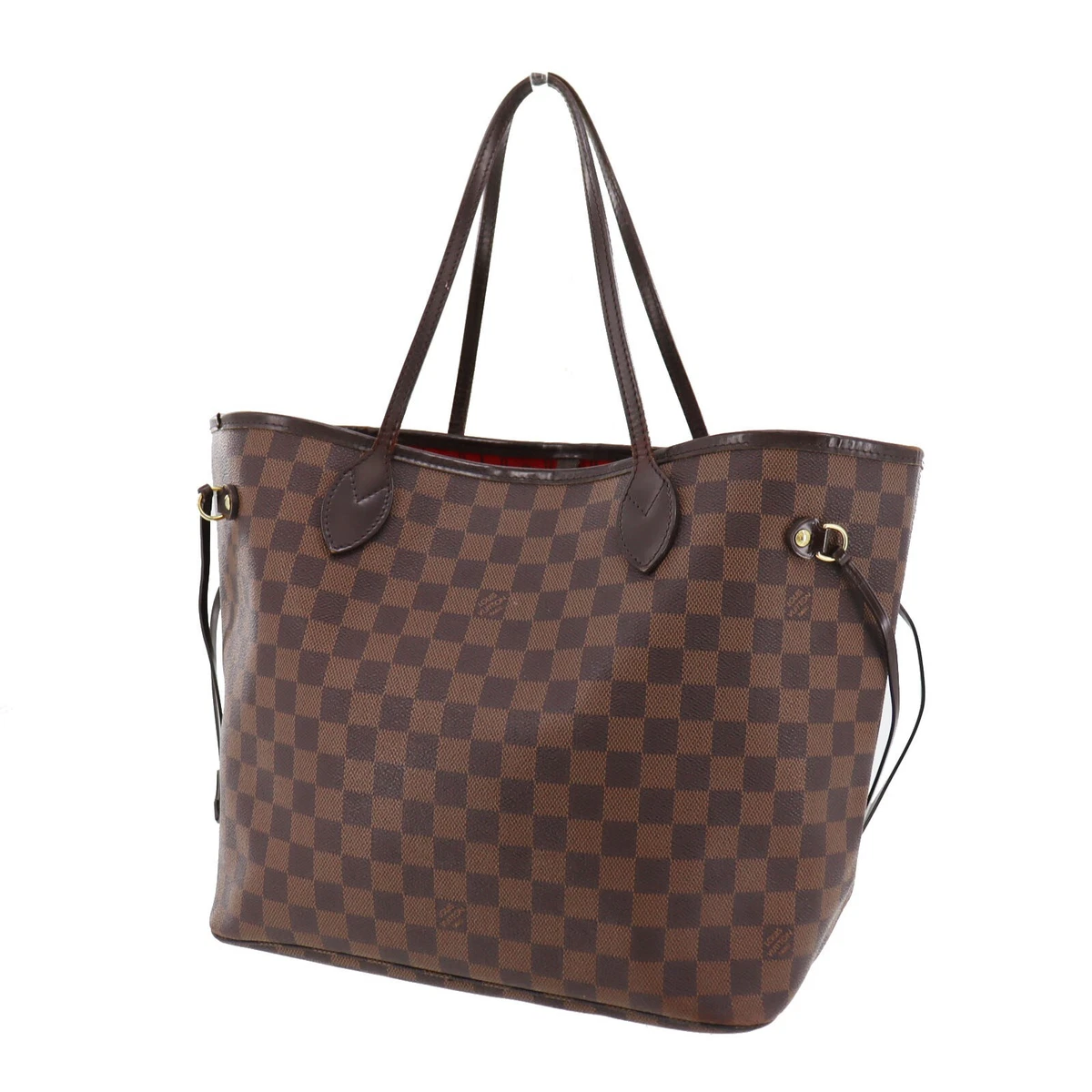 LOUIS VUITTON LV Neverfull MM Shoulder Tote Bag Damier Brown