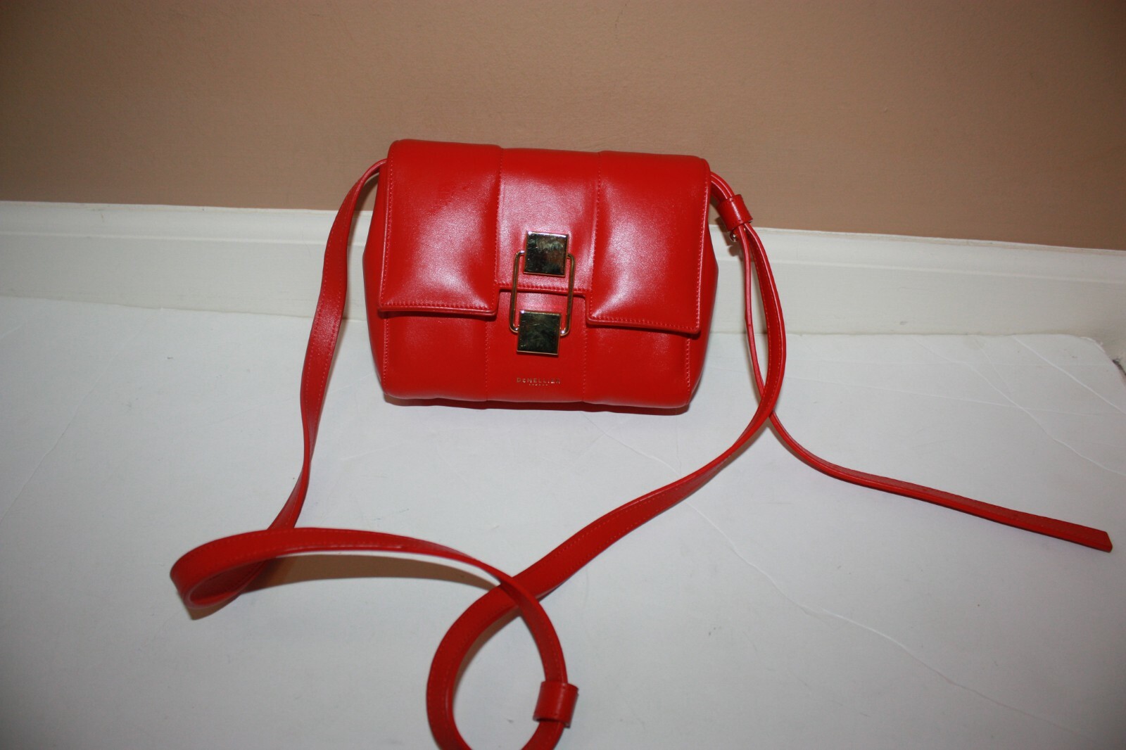 DeMellier Alexandria Handbag in Red Gorgeous Cros… - image 4