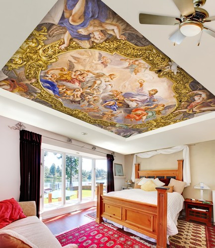 3D Glauben H1796 Decke Tapete Wandbilder Wandbild Aufkleber Deco Erin 23 - Picture 2 of 5