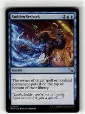 SUDDEN SETBACK (A) (GREEN BOTTLE) Murders at Karlov Manor #72 MKM(NM+)(MTG)