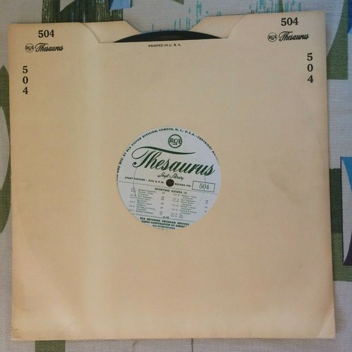 RCA Thesaurus 12" Radio Commercials Jingles Wallpaper Paint Sporting Goods VG+ - Picture 3 of 3