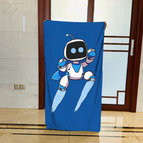 Game Astro Bot Swim Beach Towel Microfiber Blanket 70*140cm Kids Gift - Picture 9 of 16