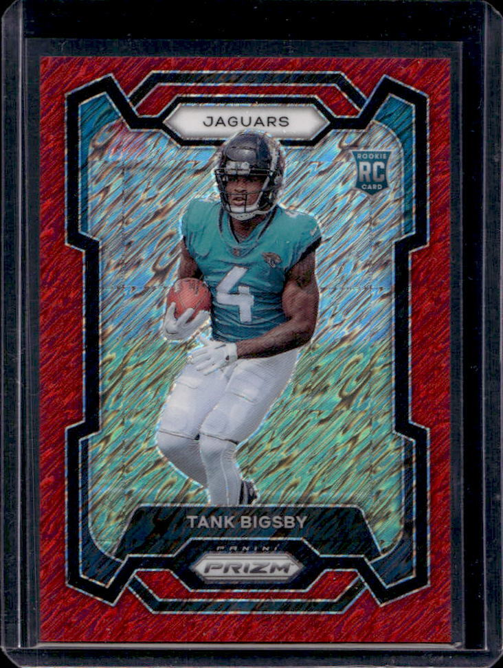 2023 Panini Prizm Tank Bigsby Red Shimmer RC #13/35 #348