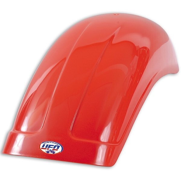 Aile arrière vintage cross 250-500ccm '75-'83 couleur rouge garde-boue plastique
