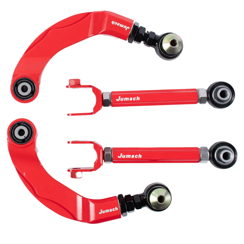 4pcs Rear Toe Trailing + Camber Arm Kit for Ford Mustang 2015-2023 Edge 15-20 Foto 3 de 4