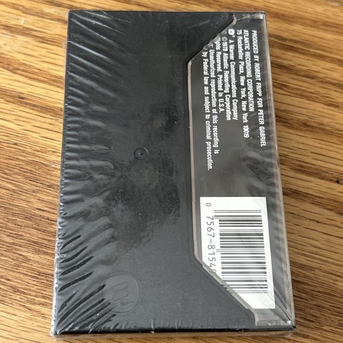 PETER GABRIEL 1978 CASSETTE TAPE GENESIS ART ROCK SELF TITLED NEW OPEN WRAPPER - Picture 2 of 7