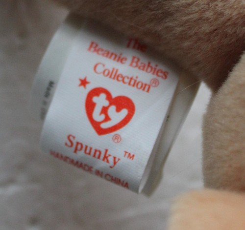 Ty Beanie Baby Spunky the Cocker Spaniel Dog 1997 Original New W Tags - Bild 4 von 4