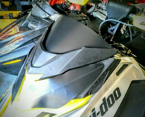 Ultra Low Black Windshield (Available in 8 Colors) Fits Ski-Doo XM/XS 213 Parts - Picture 3 of 4