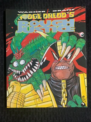 1991 JUDGE DREDD Rough Justice SC FVF 7.0 1st Titan Books / John Wagner