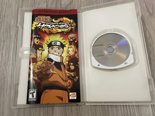 Naruto: Ultimate Ninja Heroes (Sony PSP, 2007) - CIB w/ Manual - Picture 4 of 4
