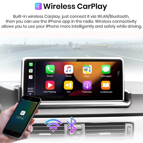LINUX Carplay 10.25" Screen Multimedia Radio For BMW E90 E91 E92 E93 2005-2012 - Picture 5 of 8