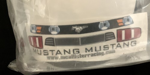 McAllister Racing 272 ASA Style Mustang 1/10 Pan Car Late Model Body RC PARTS - Picture 5 of 7