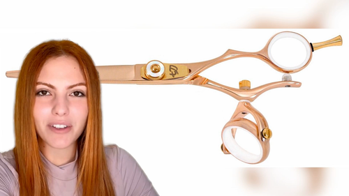 Kissaki Pro 5.5" Gokatana B DOUBLE SWIVEL Hair Cutting Salon Shears Scissors - Video 1 of 1