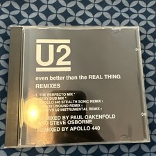 U2 Even Better Than The Real Thing Paul Oakenfold/Steve Osborne Remixes Audio CD